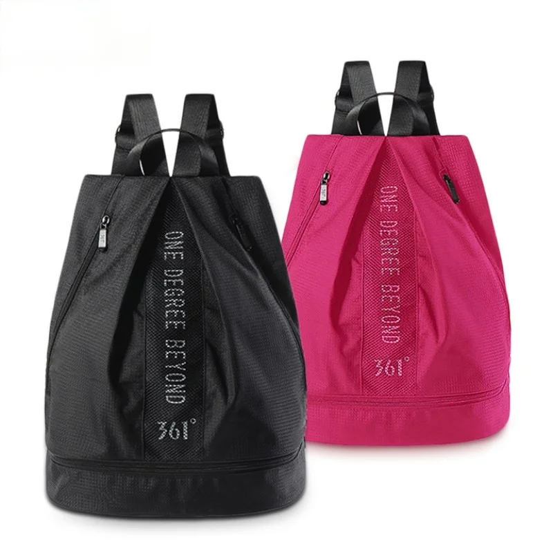 

2021 new men's and women's sports gym bag training travel bag yoga mat backpack female sports duffle bag
