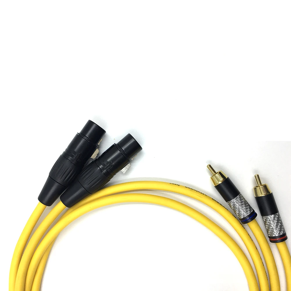 Haldane Pair type-4 XLR Balacned — аудиокабель RCA 2RCA папа мама 2XLR Соединительный кабель с VDH Van Den