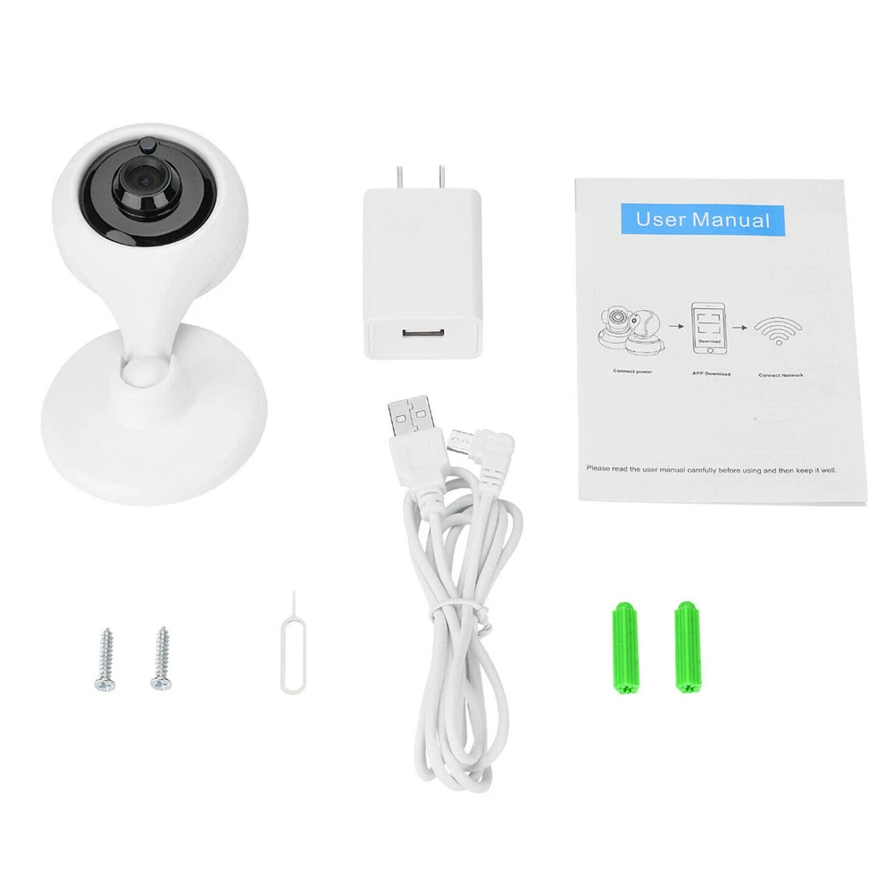 

HD CCTV Camera Wifi Mini Camera V380 Smart Wireless Surveillance Camera Home Security WiFi Network Baby Monitor