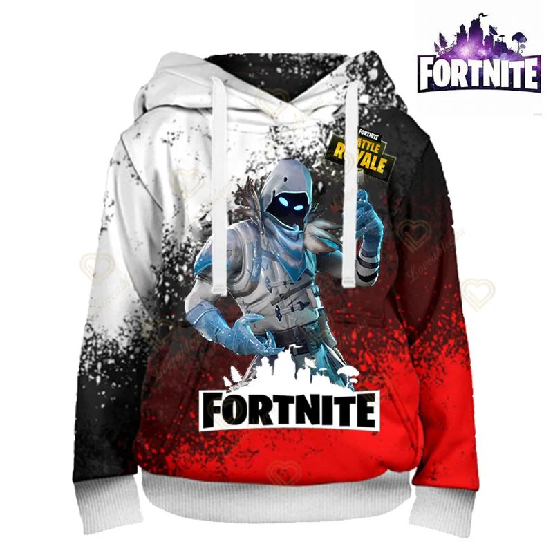 

3D Printed Fortnite Hoodies Men Women Boys Girls Pullovers Hooded Fashion Loose Spring Autumn Long Sleeve Sportswear