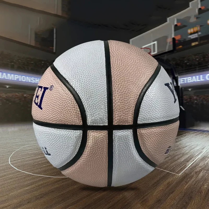 2021 баскетбольная модель износостойкая мягкая кожа синий мяч для студентов