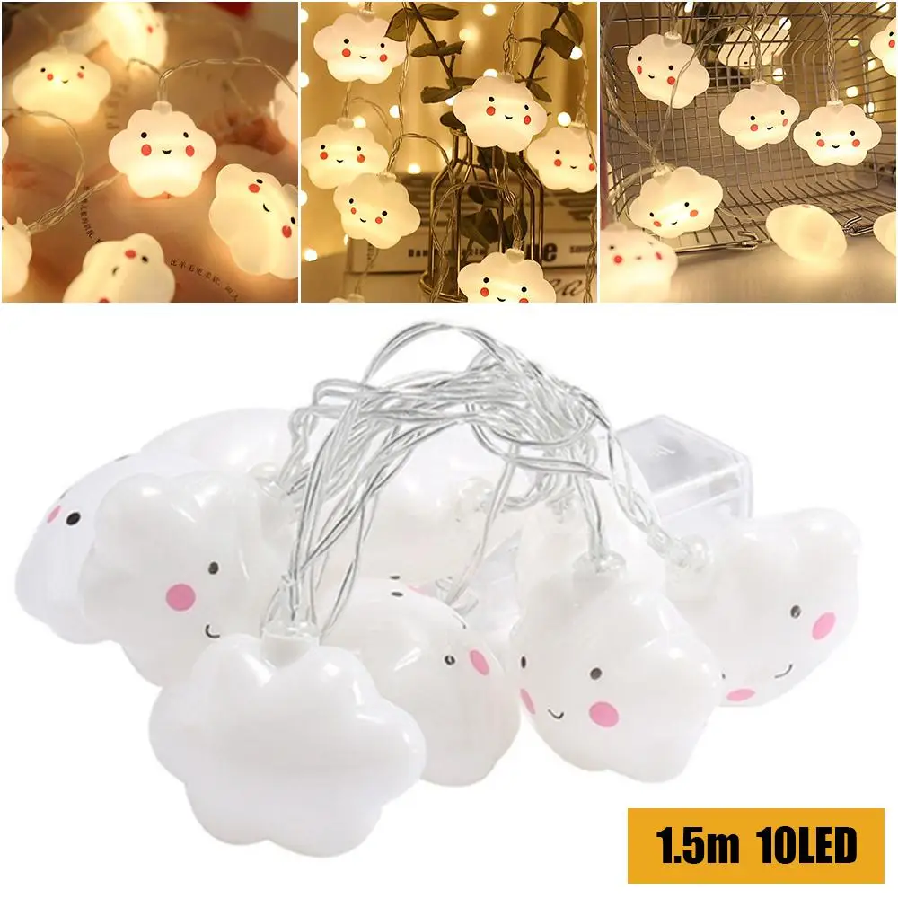 

Cloud Fairy String Light LED String Light Cloud String Lamp Party Decoration Festival Christmas Decor Wedding Neon Lantern