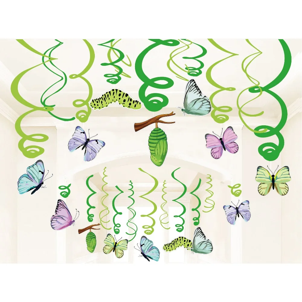 30 шт. подвесные прутья бабочки украшение для вечеринки в честь Дня Рождения