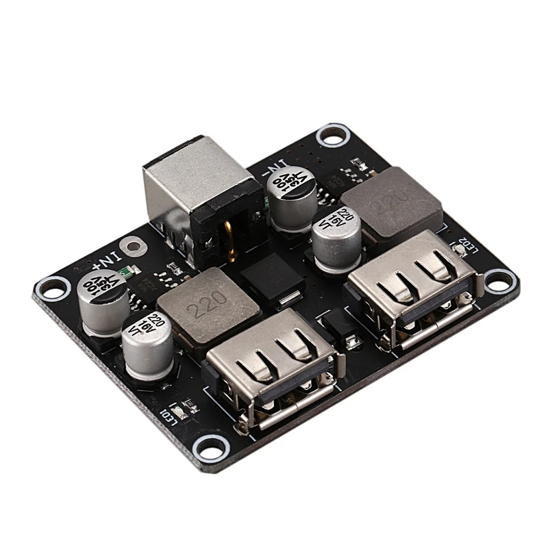 2 канальный Usb Qc3.0 Qc2.0 постоянного тока Dc понижающий преобразователь зарядки