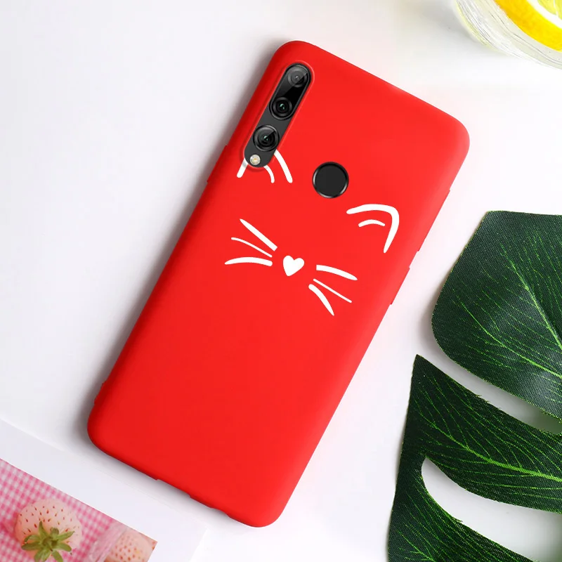 Яркий чехол для huawei P Smart чехол Z Plus для huawei Y9 Y7 Pro Y6 Y5 Lite Y6 Prime Y5 Y3 милый чехол с котом
