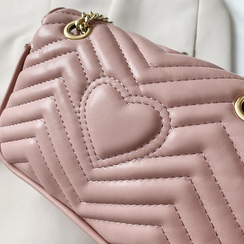 Женская сумка через плечо с цепочкой из ПУ кожи | Багаж и сумки