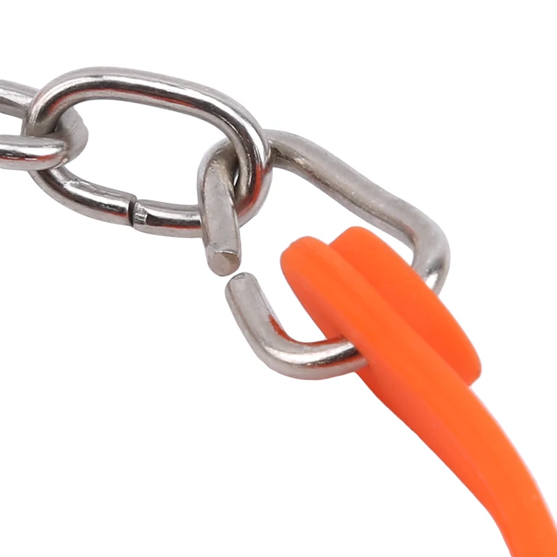 

6-teeth Snow Shoe Cover Winter Outdoor Camping Hiking Non-Slip Ice Cleats Shoe Boot Grips Snow Chain