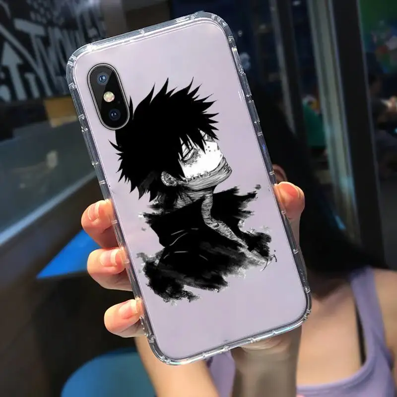 

dabi boku no hero academia manga Phone Case Transparent for iPhone 11 12 mini pro XS MAX 8 7 6 6S Plus X 5S SE 2020 XR
