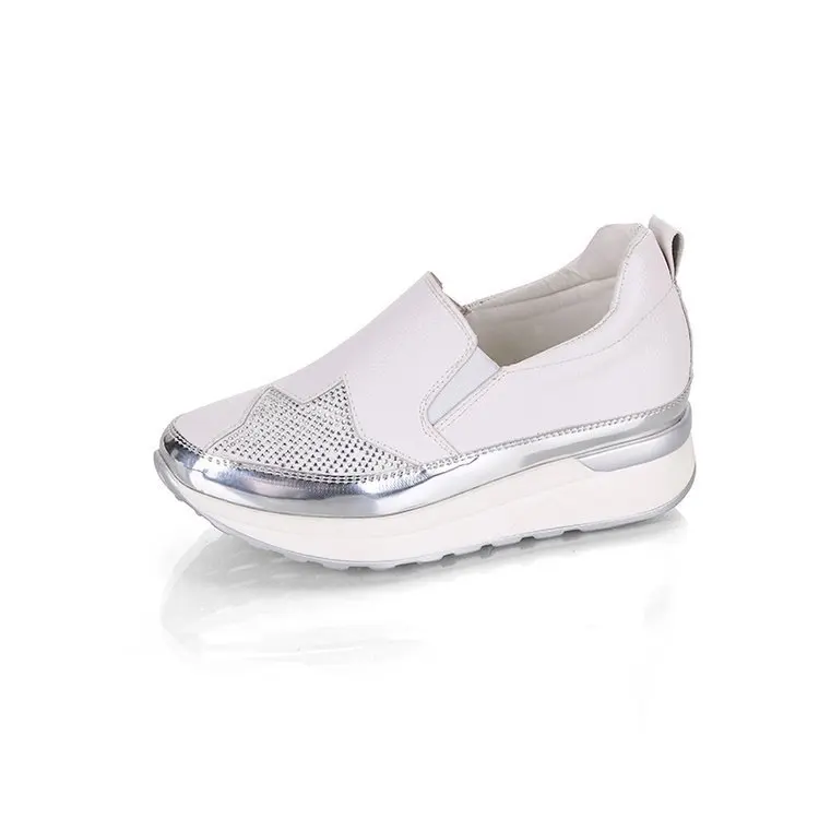 

Hot Sale New Height Increasing Shoes Women's Canvas Casual Sneakers Shoes Platform Shoes Black Vulcanize Shoes
