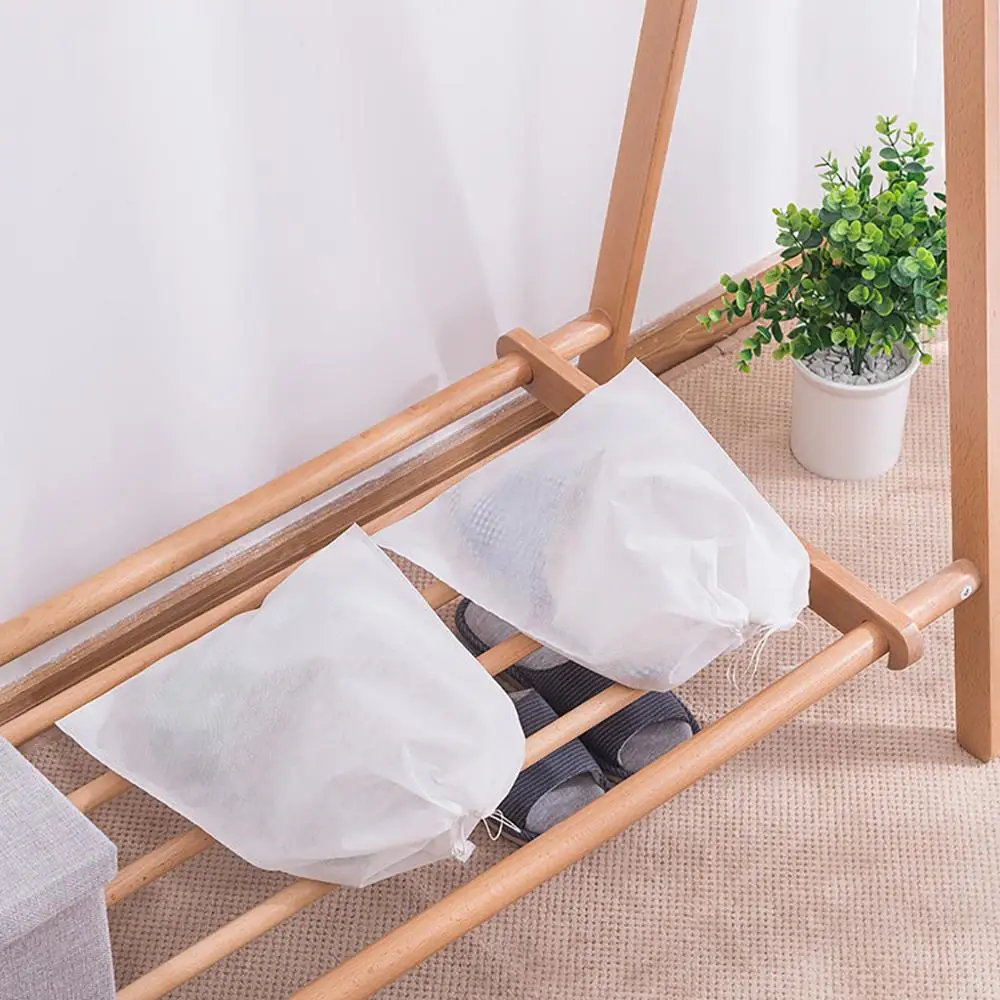 5pcs Путешествия Органайзер сумка Нетканая обувная Пылезащитный чехол Фитнес