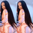 Парик из натуральных волос, 30 дюймов, 40 дюймов, 13x4, на фронтальной сетке для чернокожих женщин, предварительно выщипанные бразильские прямые волосы с длинными костями, 4X4, 5x5