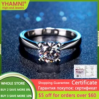 sell at a loss with certificate silver 925 ring 18k white gold ring natural 2 0ct zirconia gemstone wedding rings for women