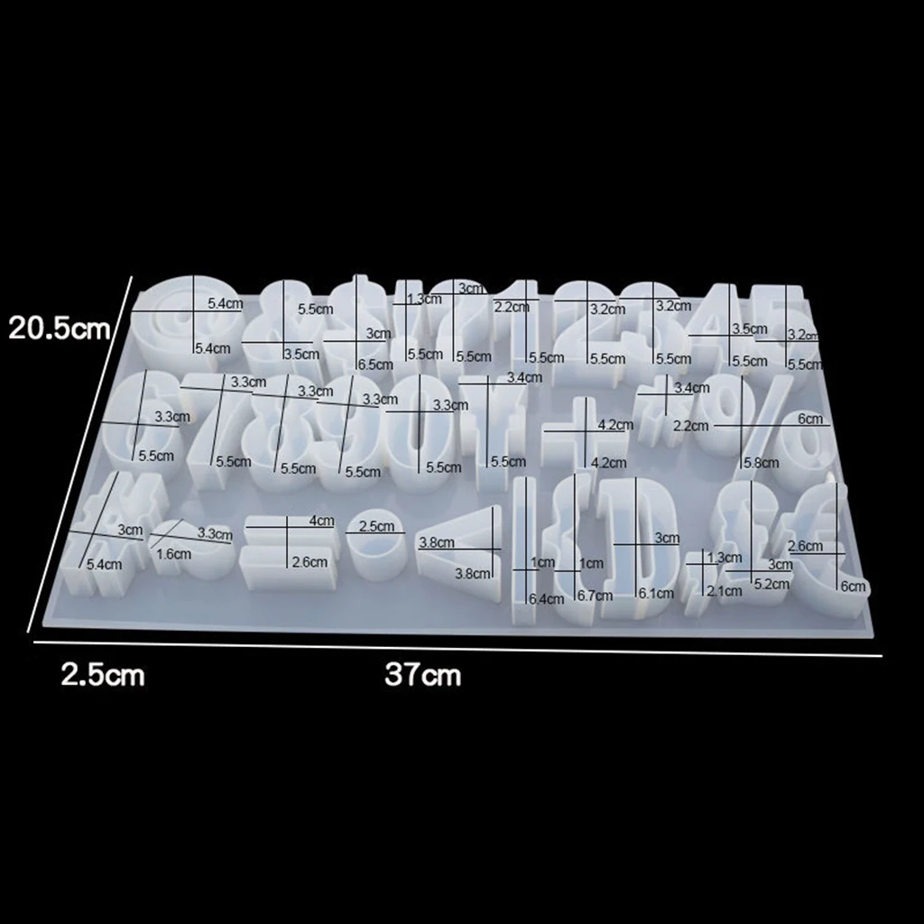 Силиконовая форма с цифрами символами из смолы инструмент для выпечки помадки