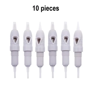 10 шт.лот тату картридж Liberty иглы одноразовый полуперманентный Макияж для бровей Тату-машинка ручка поставка косметика для глаз