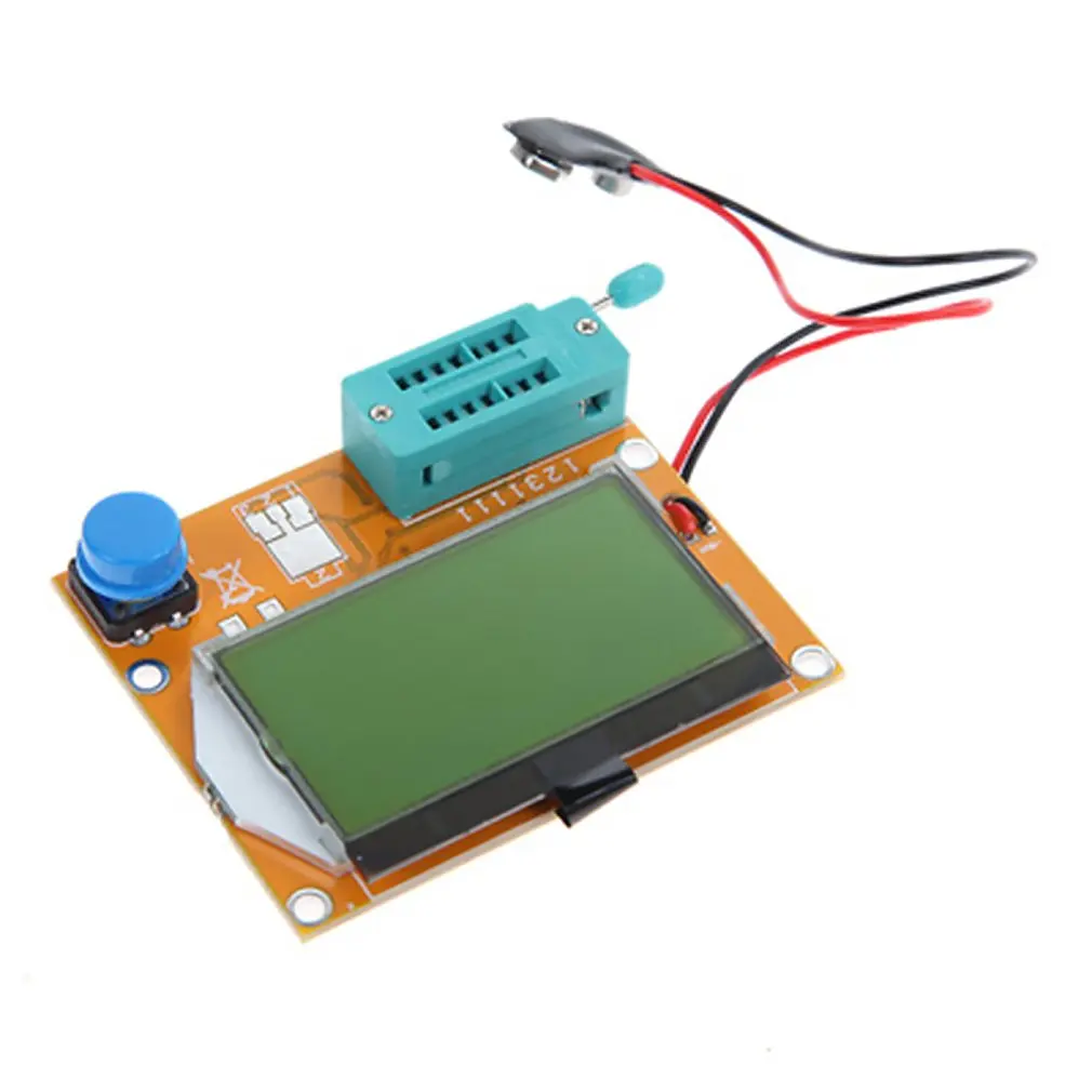 Цифровой тестер транзисторов MOSFET/JFET/PNP/NPN L/C/R 1 с ЖК-дисплеем измеритель емкости