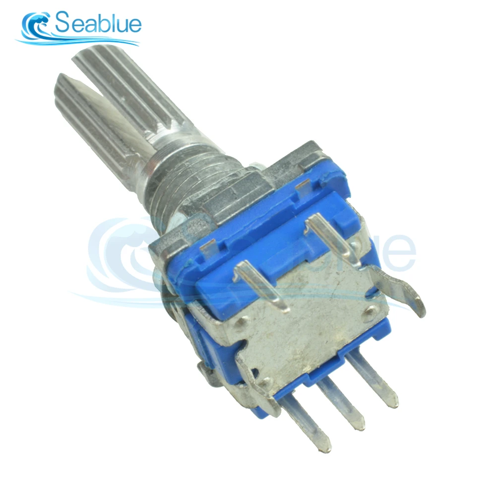 5 шт./лот 15 мм 20 5-контактный поворотный переключатель энкодера Plum Handle EC11