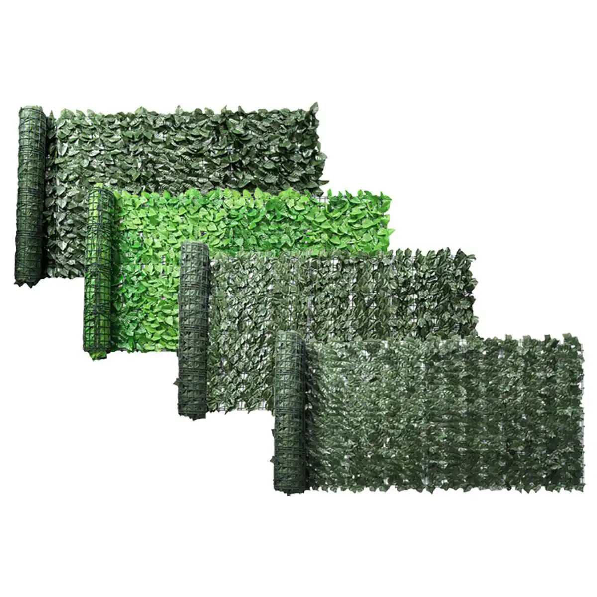 

Artificial Leaf Garden Fence Screening Roll UV Shade Protect Privacy Artificial Fence Wall Landscaping Garden Fence Panel 1X5m