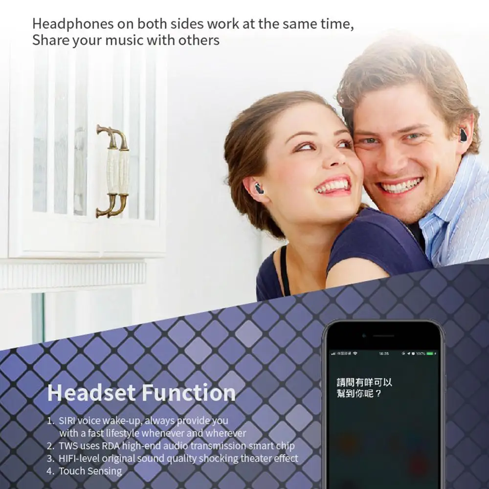 Спортивные Смарт часы 2 в 1 с Bluetooth 5 0 наушники напоминания о звонках пульсометром