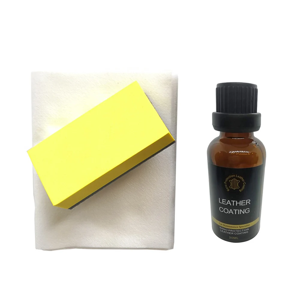 

Nano Liquid Car Leather Care Interior Seat Glazing Moisturizing Protective Protection Liquid Plastic Leather Curing Agent 30ML