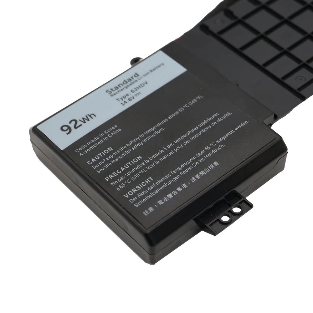 SHUOZB 6jhdv 14 8 V 92Wh 6000mAh Аккумулятор для ноутбука DELL Alienware New YKWXX17 5046J R2 R3 P43F|Аккумуляторы