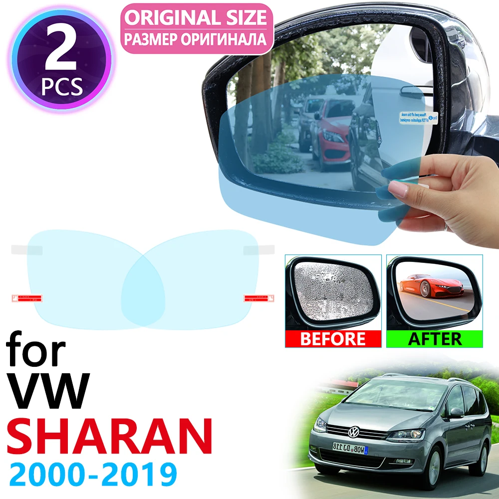 Для Volkswagen VW Sharan 7M 7N 2000 ~ 2019 полное покрытие зеркало заднего вида противотуманная