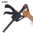 DTBD 4-дюймовый деревообрабатывающий стержень, F-образный зажим, жесткий захват, быстросъемный трещотка, сделай сам, столярные искусственные инструменты