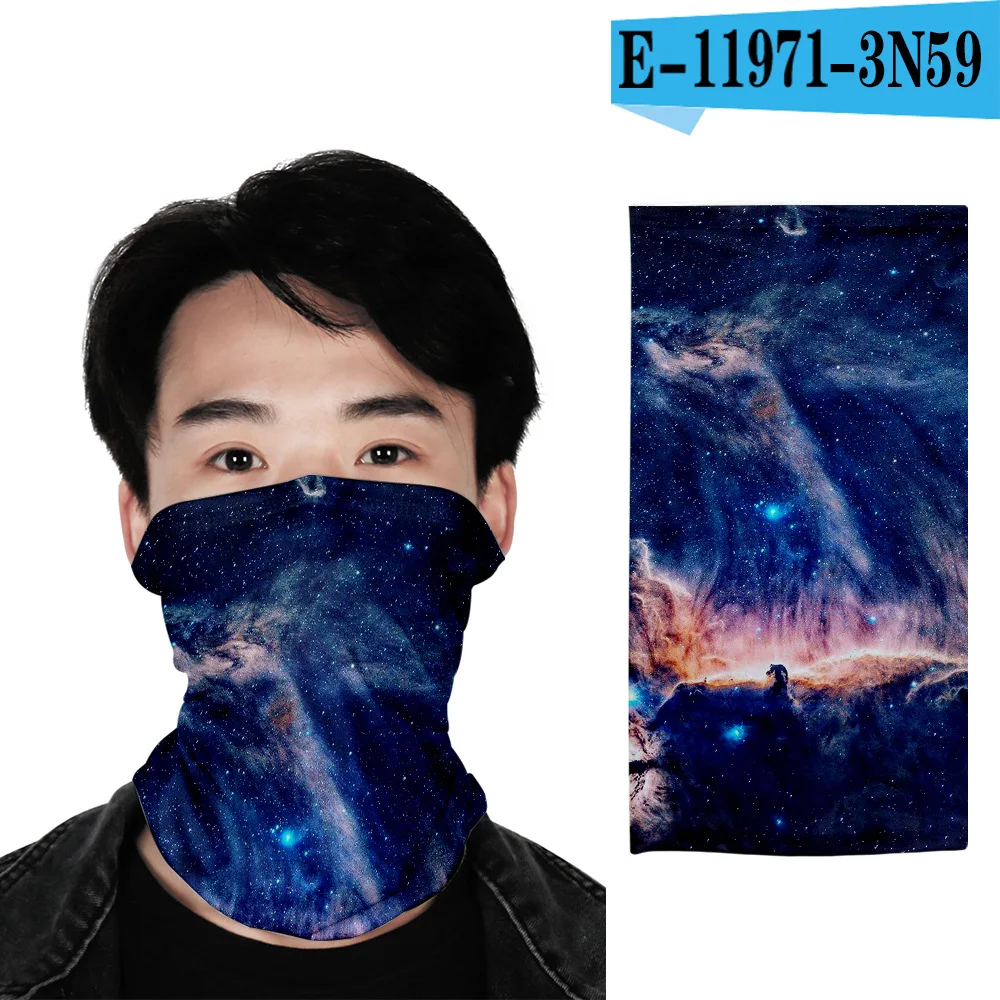 

Starry sky Scarf Camouflage Variety Tube Headband Headwear Bicycle Head Scarf Snowboard Headscarf Half Face Mask