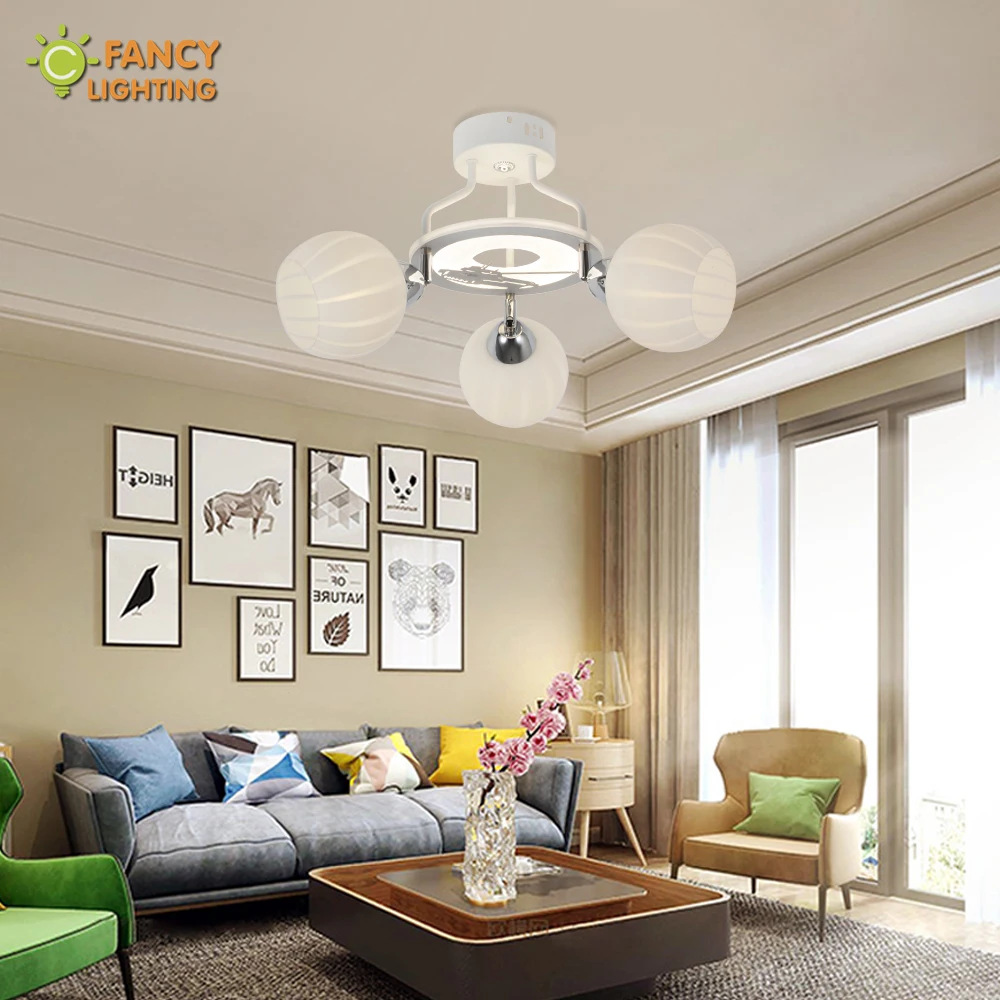 Современный светильник люстра с резервуаром акриловый панель