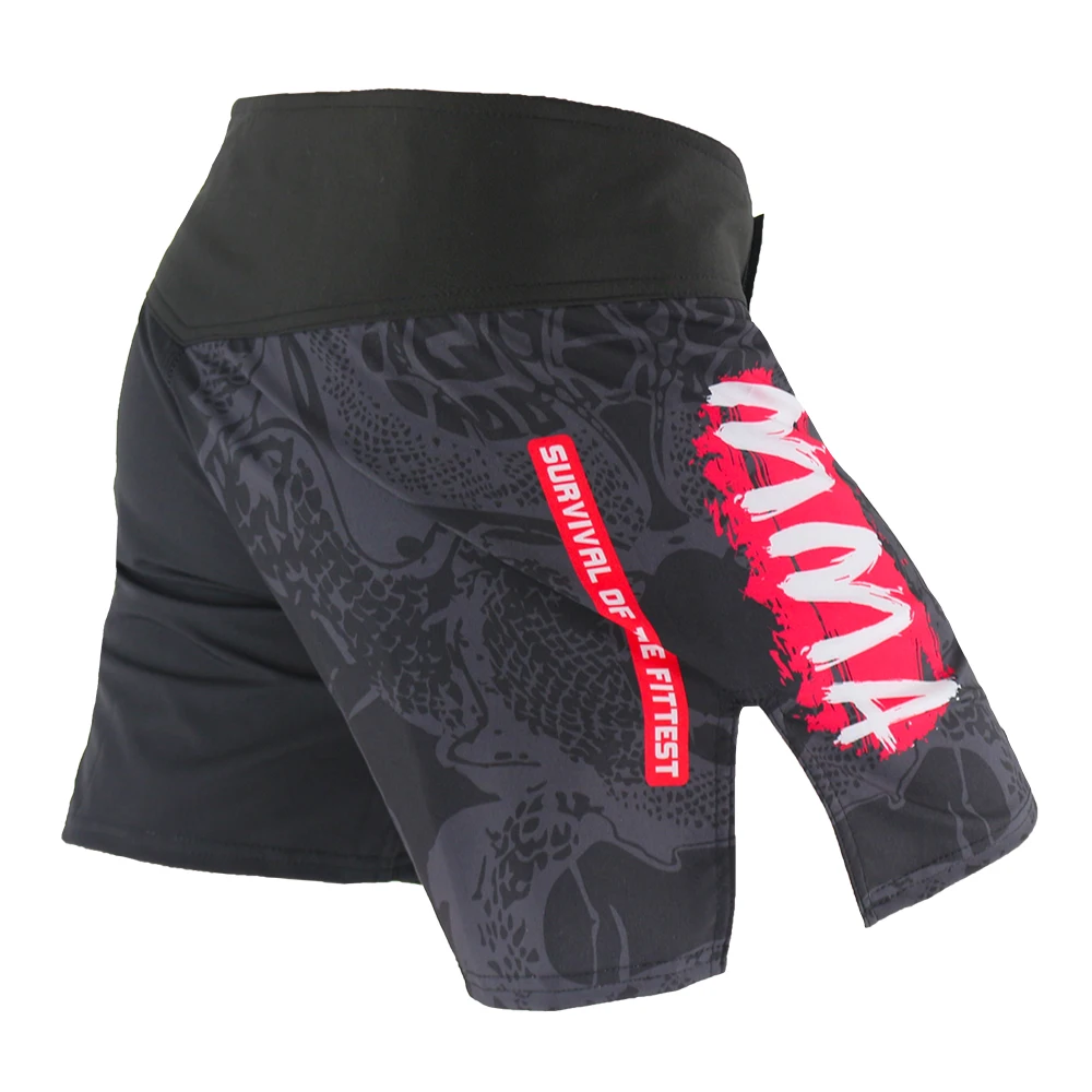 MMA black dragon Eagle subtitles sports breathable boxing training pants mma short kickboxing shorts muay thai boxeo | Спорт и