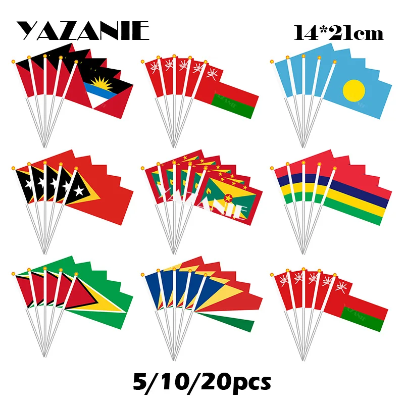 YAZANIE 14*21 см 5 шт. Антигуа и Барбуда Оман Палау Восточный тиморский Гренада Mauritius