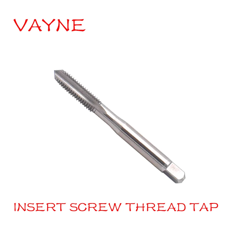 

VAYNE HSSE Insert STI Hand Tap ST UNC UNF 2-56 4-40 6-32 8-32 10-24 10-32 1/4- 20 24 3/16-24 Sheath Braces Screw Thread Taps