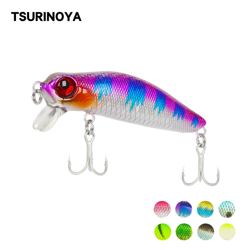 

Приманка рыболовная TSURINOYA мелководная, гольян DW71 64 мм 6 г 64F, вольфрамовая система груза, короткая губа, рыболовная приманка