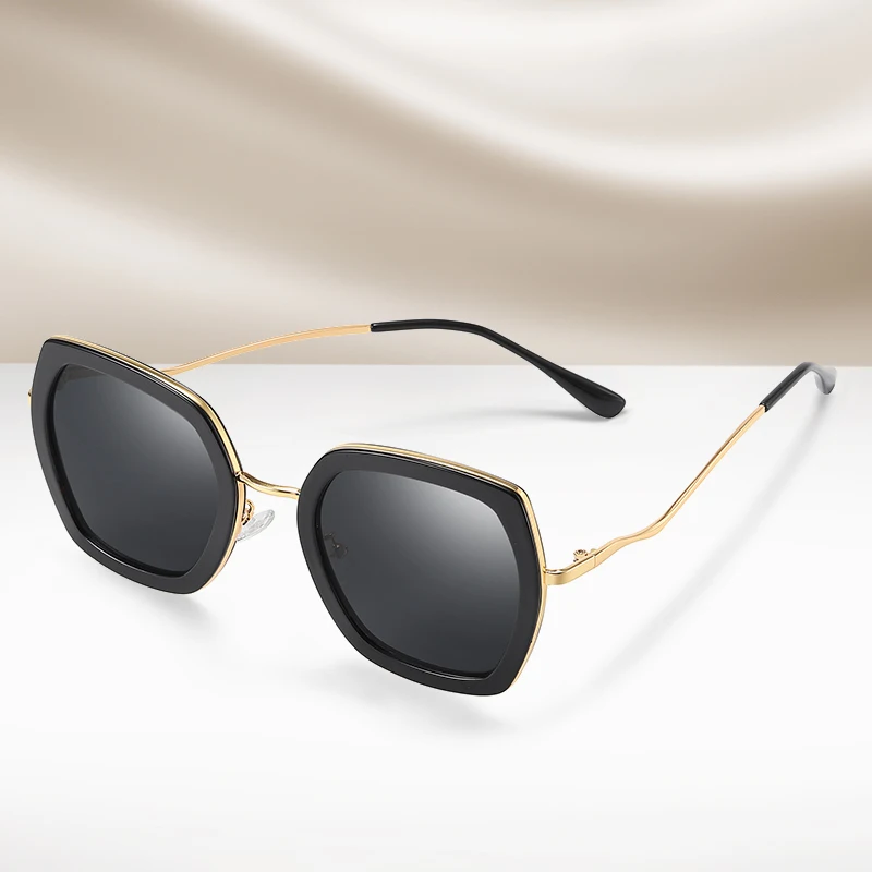 2020 модные женские солнцезащитные очки поляризационные Круглые мужские для