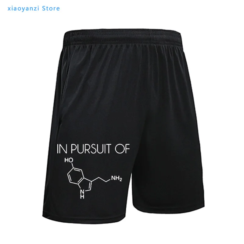 

IN PURSUIT OF Men Women Sports Shorts Seratonin Chemistry Teacher Sweatpants Boys Apparel Graphic Fitness Science Geek Pants