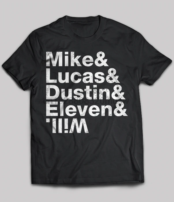 

Brand Mike Lucas Dustin Will And Eleven T-Shirt Men Short Sleeve T-Shirt