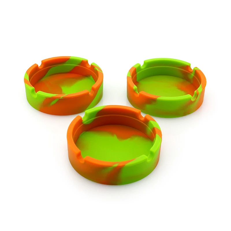 Круглая пепельница из силикагеля мягкий круглый силиконовый держатель для