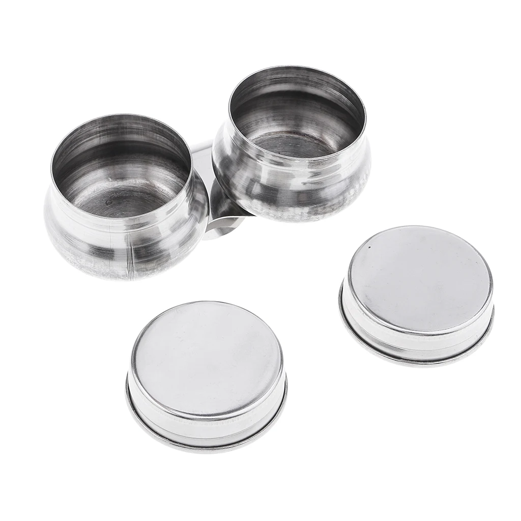 Художники из нержавеющей стали металла двойной Диппер палитра зажим для