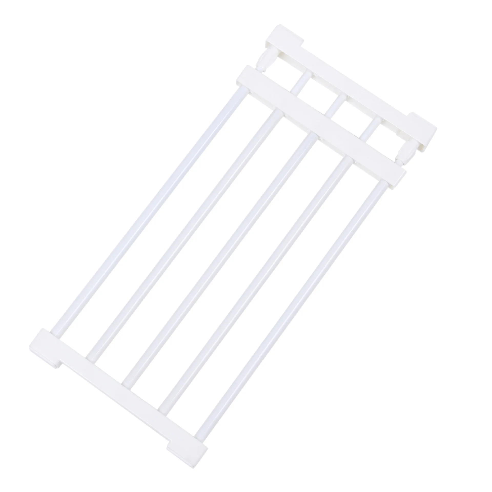 White Holder Sqinans, регулируемый органайзер для шкафа, держатели для шкафа для ванной, кухонная полка для хранения, полка гардероба, настенная кухонная полка - Цвет: White Holder