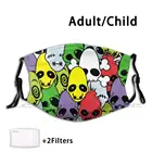 Oddworld-лица-смайлики моющиеся трендовые индивидуальные Pm2.5 фильтр маска Redga Ubadesigns Oddworld обитатели Abes Munch