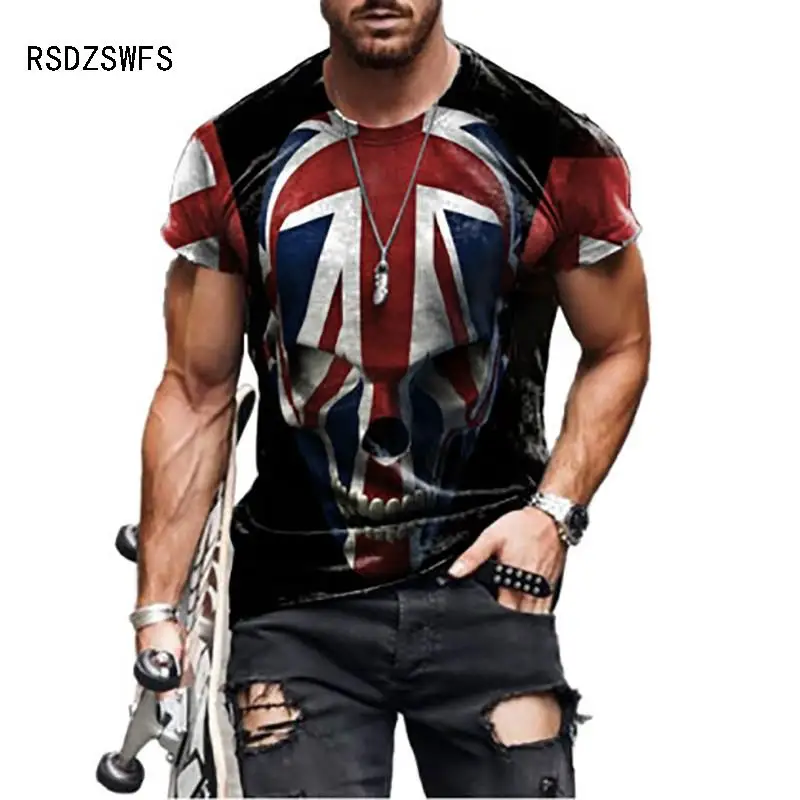 

2021 Retro 3D Printed T-Shirt Breathable Fashion T-Shirt, Urban Leisure All Matching Fashion Brand Round Neck Short Sleeve
