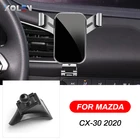 Автомобильный мобильный телефон, держатель для Mazda CX-30 CX30 2020, гравитационная вентиляционная стойка, смартфон, Специальное крепление, кронштейн для навигации