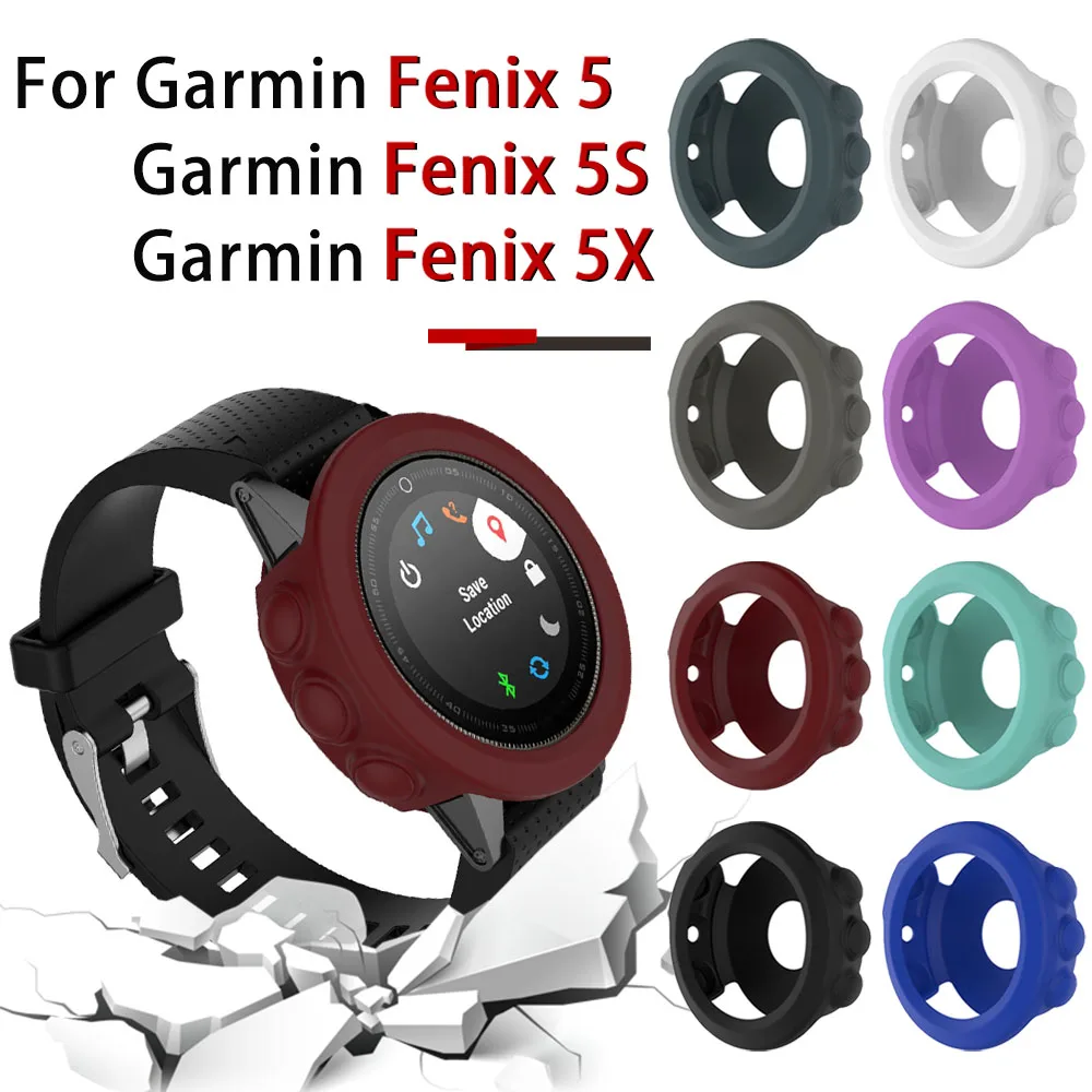 Чехол для часов Garmin Fenix 5 5S 5X мягкий силиконовый защитный рукав бампер защиты от