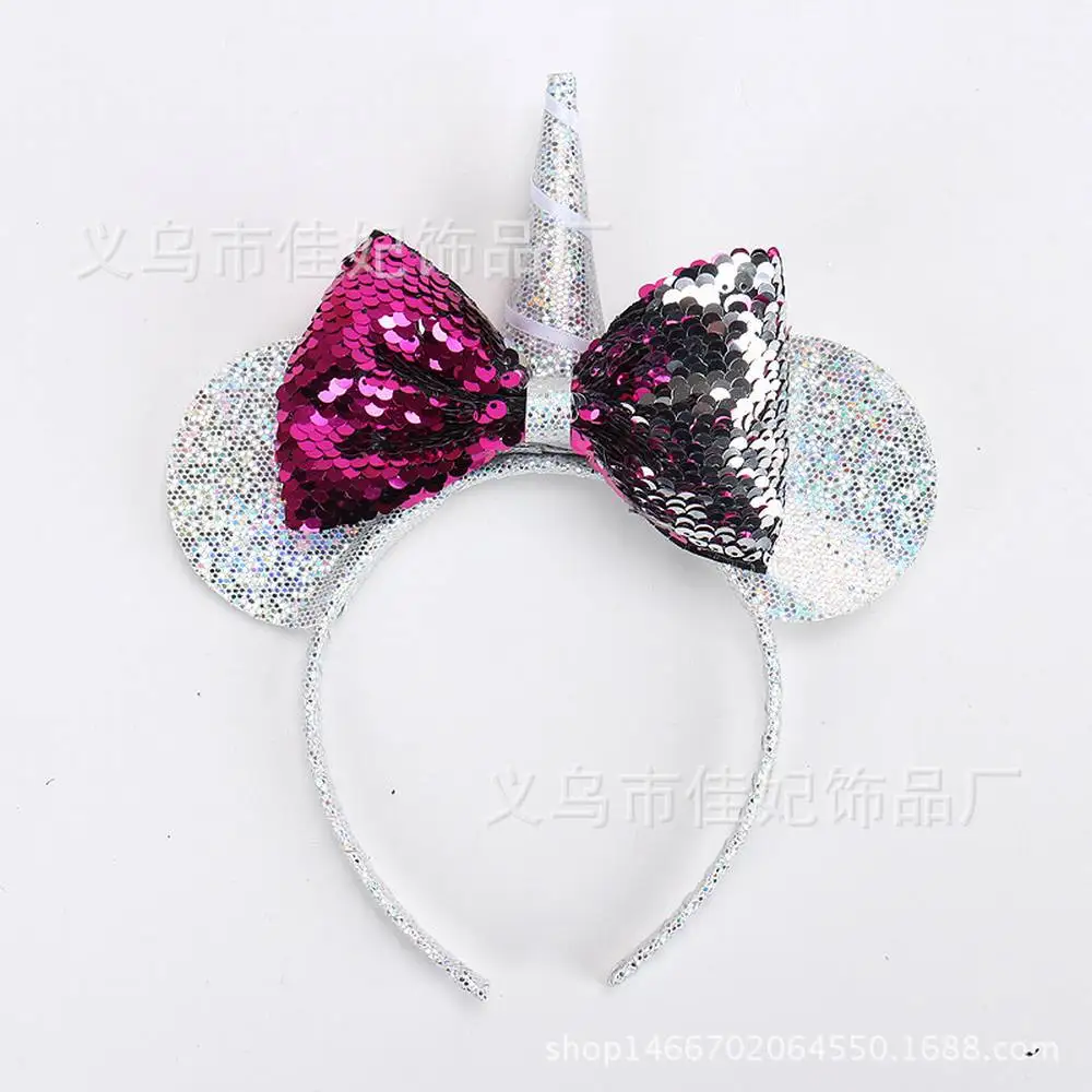 5 &quotБлестки Jojo банты для девочек бутик Обруч Ручной работы детские блестящие