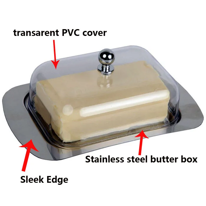 Короб для масла короб контейнер из нержавеющей стали ящик хранения сыра с