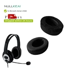Сменные утолщенные кожаные бархатные наушники NULLKEAI для Microsoft Lifechat LX3000, высококачественные наушники, повязка на голову
