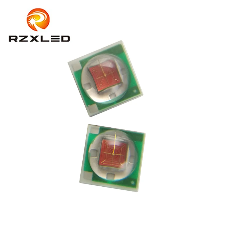 10 шт./лот светодиодный 3 Вт 700MA 2,3 V Red620NM 625NM 630NM внешнее крепление 3535 посылка чип для навигации светильник