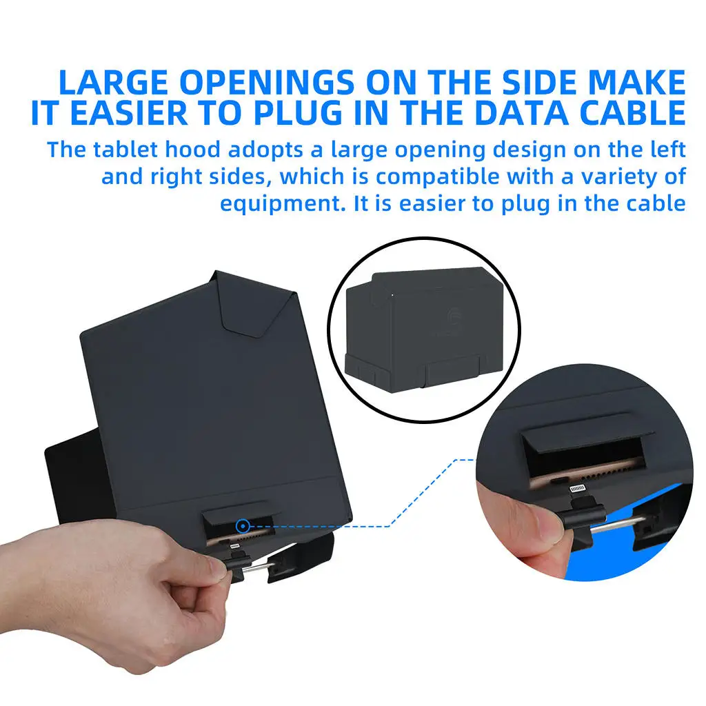 9 7 11inch drone remote controller sunshade monitor hood sunshade sun hood cover sunshade screen cover drone parts for fimi x8 free global shipping