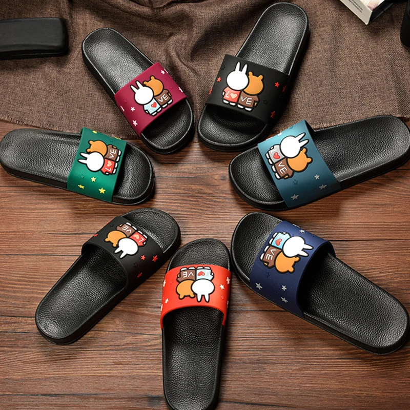 Новые женские шлепанцы с мягкой подошвой Пляжная женская обувь Летние милые