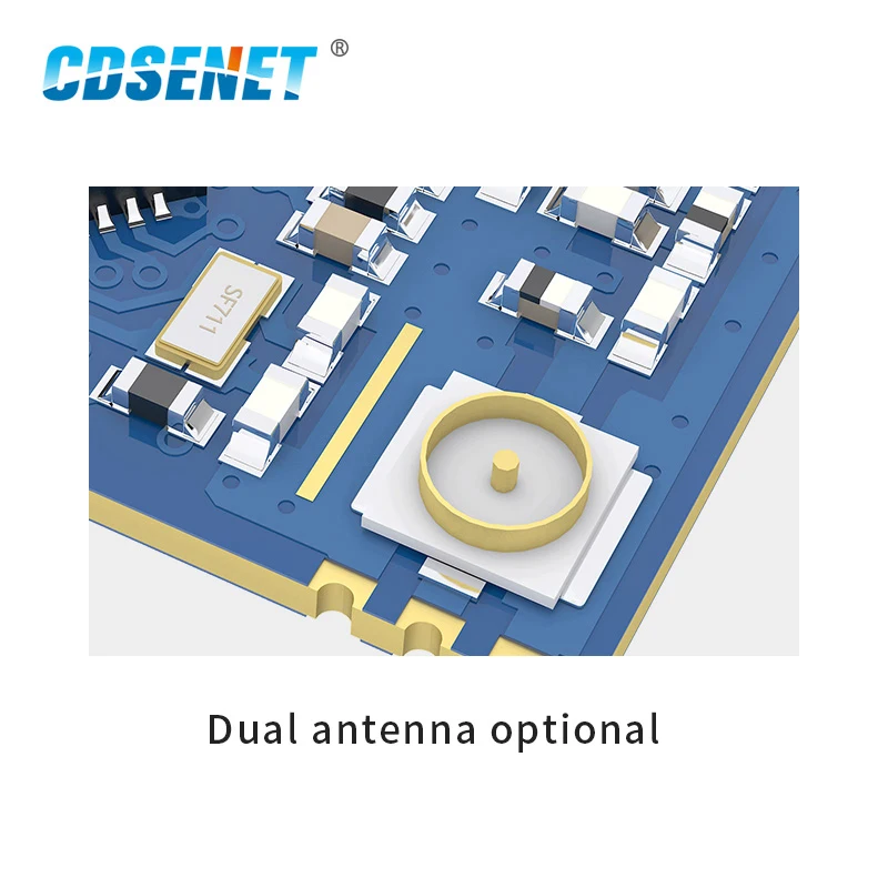 ASR6501 SoC LoRa 22dBm беспроводной приемопередатчик LoRaWAN SPI E78-470LN22S 128Кб SMD IPEX отверстие для штампа разъем TCXO РЧ модуль