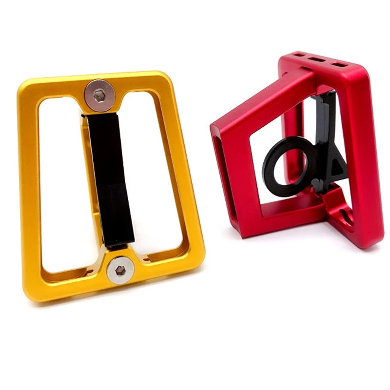 for Brompton Front Carrier Block Folding Bike Bag Bracket Holder Aluminum Alloy 68.5G Bicycle Accessories-Gold | Спорт и развлечения